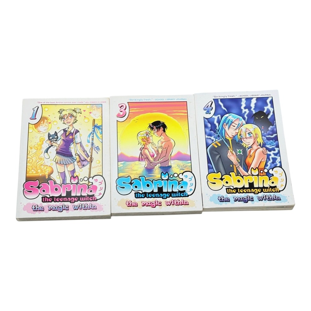 Sabrina the Teenage Witch The Magic Lot 3 PB Book Vol 1 3 & 4 Graphic Novel